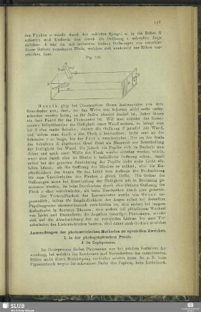 Anwendungen der photometrischen Methoden zu speciellen Zwecken