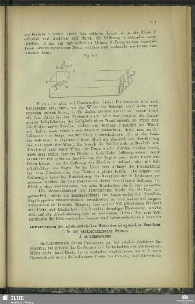 Anwendungen der photometrischen Methoden zu speciellen Zwecken