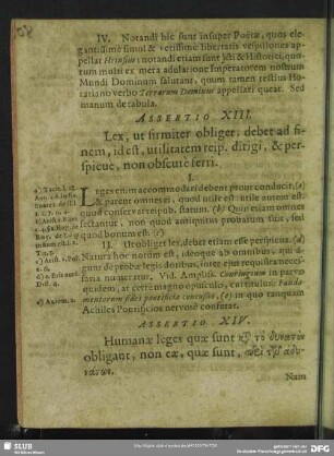 Assertio XIV. Humanae leges quae sunt ... obligant, non eae, quae sunt, ...