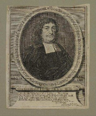 Bildnis von Franz Julius Lütkens (1650-1712)