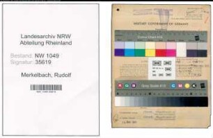 Entnazifizierung Rudolf Merkelbach , geb. 06.02.1912 (Ingenieur)