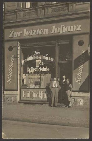 Ansichtskarte Frühstücksstube, Möckernstraße 127