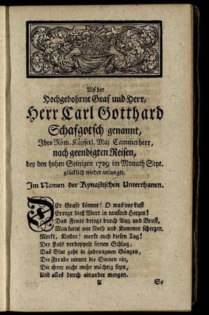 [Glückwünschungs-Gedichte.]