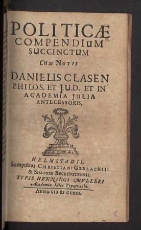 Politicae compendium succinctum