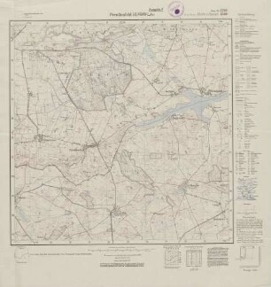 2768 (alte Nr.: 1340) Preußenfeld, Meßtischblatt (4cm - Karte)