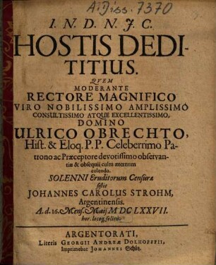 Hostis Dedititius