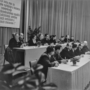 Eröffnung II. Festival der sorbischen Kultur 1968 : Bautzen. Eröffnungsveranstaltung des II. Festivals der sorbischen Kultur (18.05.-21.05.1968) im Hotel "Stadt Bautzen"