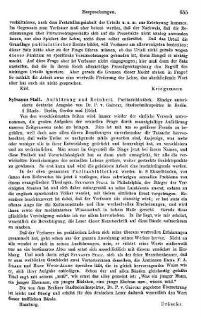 655, Sylvanus Stall. Aufklärung und Reinheit