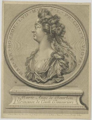 Bildnis der Marie Anne de Bourbon, Princesse de Conti
