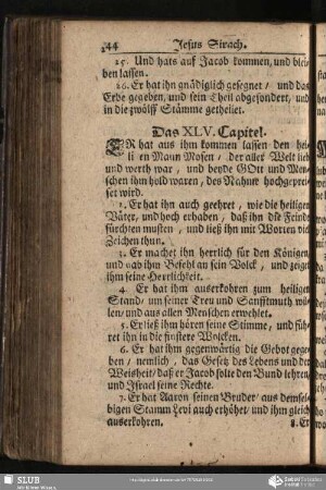 Das XLV. Capitel