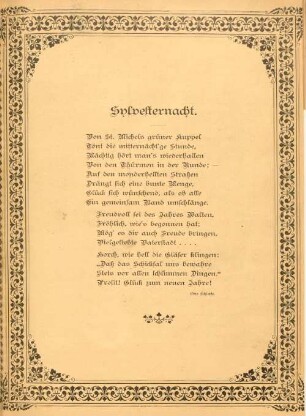 Sylvesternacht.