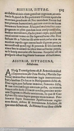 Assyria, Sittacena, Adiabena.