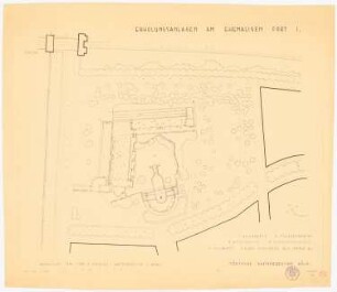 Erholungsanlagen am ehemaligen Fort I, Köln: Grundriss 1:500