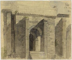 Sta. Maria de Naranco zu Oviedo, Vorhalle