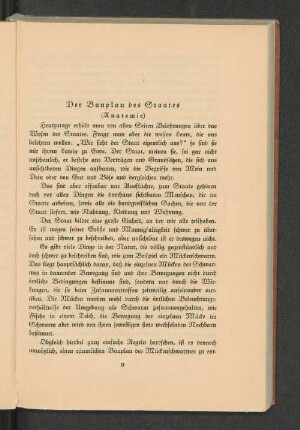 Der Bauplan des Staates (Anatomie)