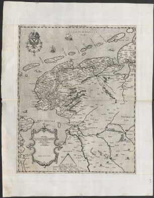 Frisia Antiovissima Trans Rhenvm Provincia Cvm Adiacentibvs Regionibvs