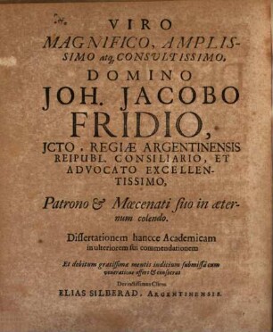 Exercitationum academicarum ad quinquaginta decisiones imp. Iustiniani primam, ... de negotiis prohibente domino gestis, von Verbottenen Verwaltungen Frembder Geschäffte