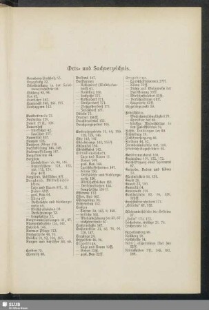 Orts- und Sachverzeichnis