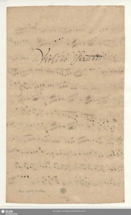 Violino Secundo