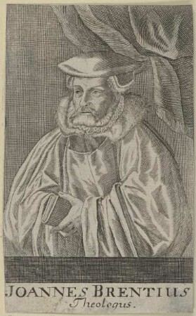 Bildnis des Joannes Brentius