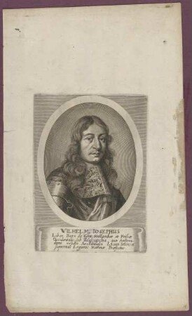 Bildnis des Wilhelmus Iosephus de Gent