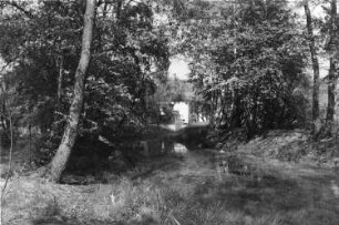 Hoyerswerda-Schwarzkollm. Mühle am Koselbruch, Stauteich