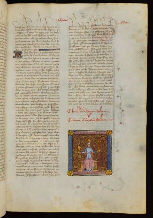 Titelminiatur: Die thronende Ecclesia