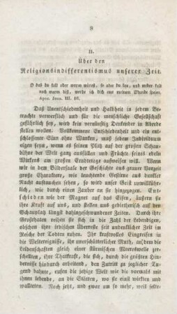 8-29 Über den Religionsdifferentismus unserer Zeit