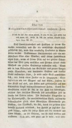 8-29 Über den Religionsdifferentismus unserer Zeit