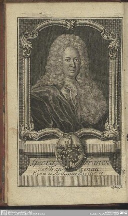 Georg Franck de Frankenau. Eques et Archiater Regius, etc.