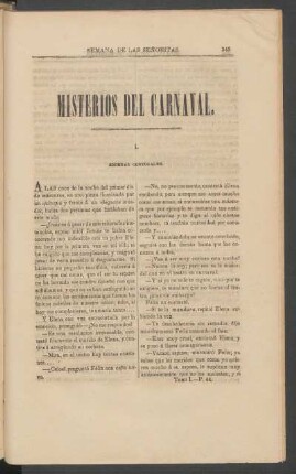 I. - Escenas conyugales.