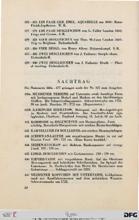 C. Nachtrag (Nr. 440-477)