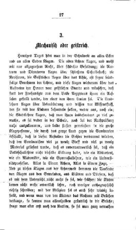 Mechanisch aber geistreich