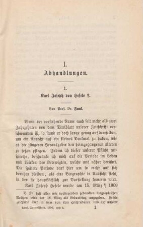 1-14 Karl Joseph von Hefele