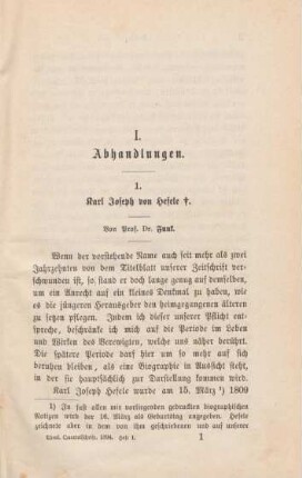 1-14 Karl Joseph von Hefele