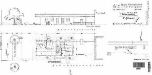 Ditzingen: neues Nebengebäude, Vorentwurf Nebengeb.