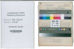 Entnazifizierung Ewald Kreiskott , geb. 04.08.1886 (Schlosser)
