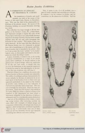 35.1908 = Nr. 139: An exhibition of jewelry