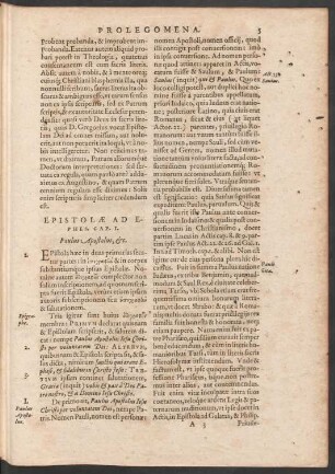 Epistolae Ad Ephes. Cap. I.