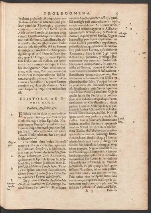 Epistolae Ad Ephes. Cap. I.