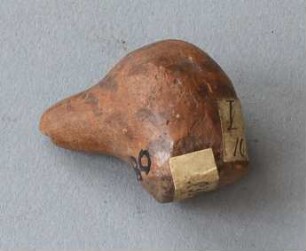 Kopf einer Tierfigur