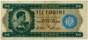 Geldschein, 10 Forint, 3.6.1946