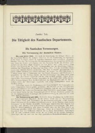 Die Nautischen Vermessungen.