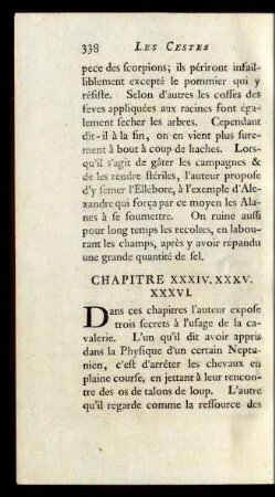 Chapitre XXXIV. XXXV. XXXVI.