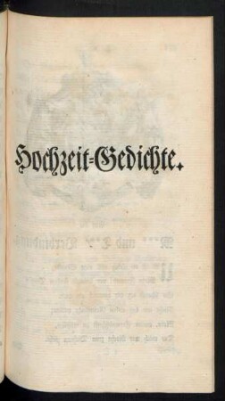 Hochzeit-Gedichte