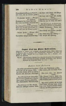 August Graf von Platen-Hallermünden