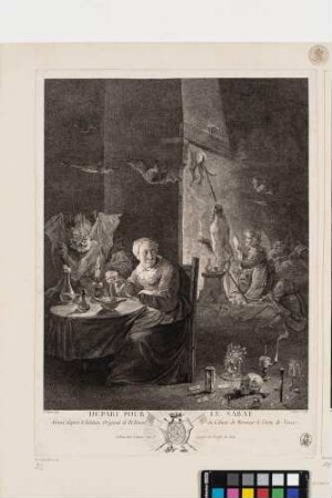 Depart pour le sabat (Vorbereitung zum Hexensabbat)
