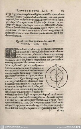 21. Quae sit ratio dimetientium orbis terrae & Veneris.