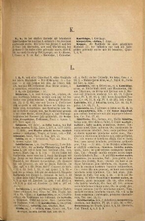 Ausführliches lateinisch-deutsches und deutsch-lateinisches Handwörterbuch : aus den Quellen zusammengetragen und mit besonderer Bezugnahme auf Synonymik und Antiquitäten unter Berücksichtigung der besten Hülfsmittel, [1],2. [1], Lateinisch-deutscher Theil ; 2, K - Z