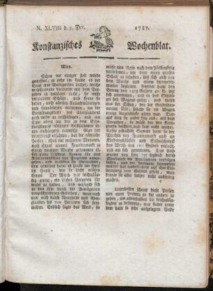 N. XLVIII d. 3. Dec. 1787. - N. LII. d. 31. Dec. 1787.